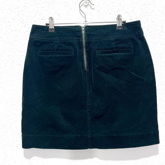 LOFT Deep Green Corduroy Mini Skirt 6 - Picture 6 of 7